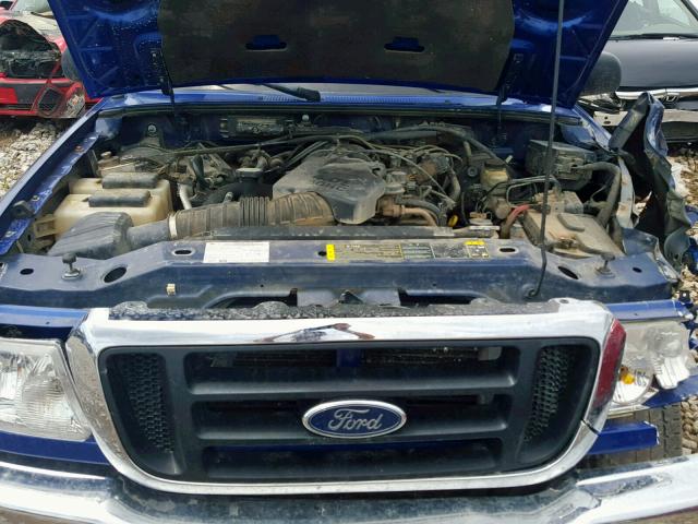 1FTZR45E85PA70403 - 2005 FORD RANGER SUP BLUE photo 7