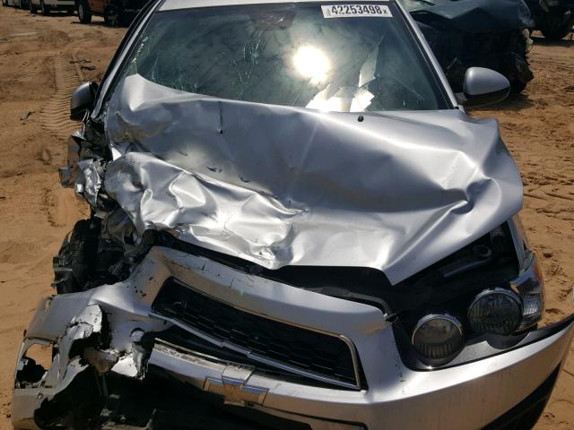 1G1JB6SH3D4166217 - 2013 CHEVROLET SONIC LS 银色 照片 7