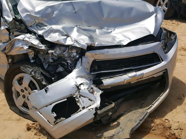 1G1JB6SH3D4166217 - 2013 CHEVROLET SONIC LS 银色 照片 9