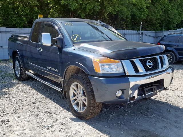 1N6AA0CC5DN306530 - 2013 NISSAN TITAN S BLUE photo 1