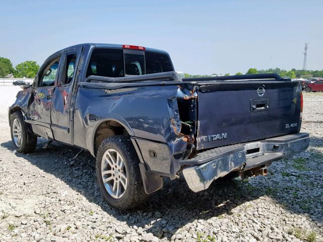 1N6AA0CC5DN306530 - 2013 NISSAN TITAN S BLUE photo 3