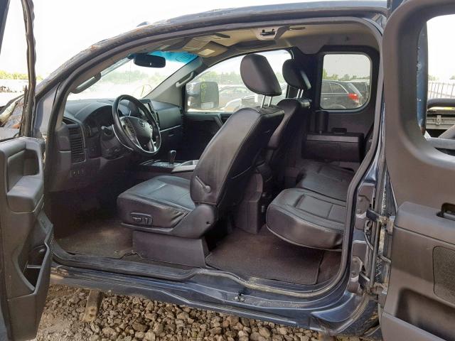 1N6AA0CC5DN306530 - 2013 NISSAN TITAN S BLUE photo 9