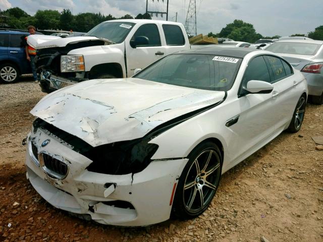 WBS6C9C58ED467172 - 2014 BMW M6 GRAN CO WHITE photo 2