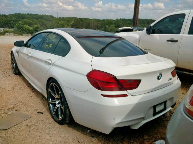 WBS6C9C58ED467172 - 2014 BMW M6 GRAN CO WHITE photo 3