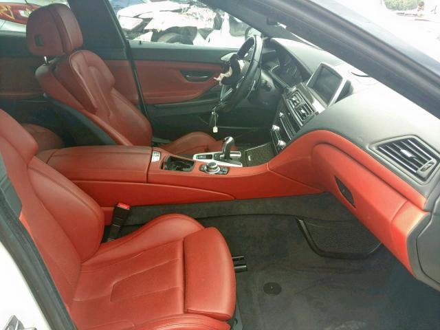 WBS6C9C58ED467172 - 2014 BMW M6 GRAN CO WHITE photo 5