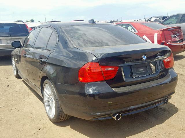 WBAPN7C5XBA949890 - 2011 BMW 335 D BLACK photo 3