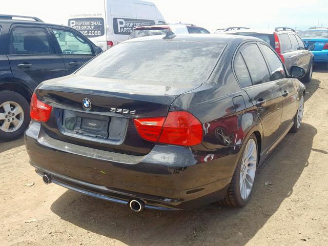 WBAPN7C5XBA949890 - 2011 BMW 335 D BLACK photo 4