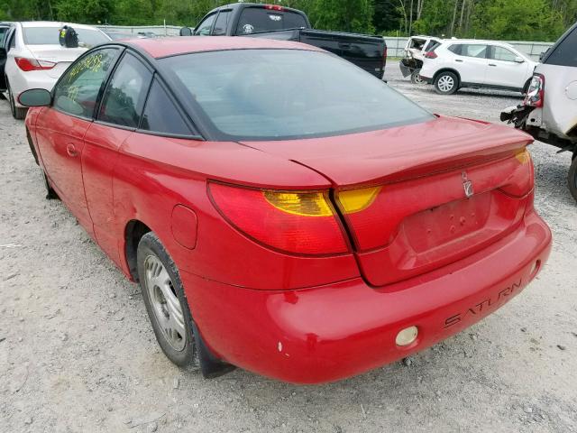 1G8ZY12741Z261249 - 2001 SATURN SC2 RED photo 3