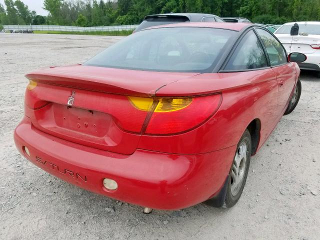 1G8ZY12741Z261249 - 2001 SATURN SC2 RED photo 4