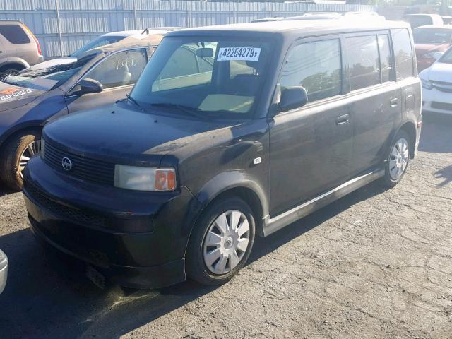 JTLKT334X64075438 - 2006 TOYOTA SCION XB BLACK photo 2