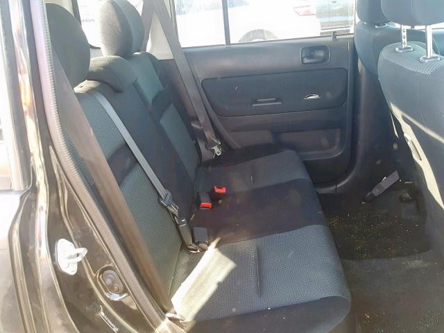 JTLKT334X64075438 - 2006 TOYOTA SCION XB BLACK photo 6