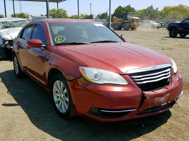 1C3CCBBG1DN608214 - 2013 CHRYSLER 200 TOURIN RED photo 1