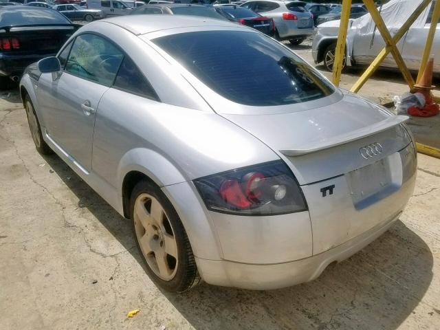 TRUUC28N1Y1021214 - 2000 AUDI TT QUATTRO SILVER photo 3