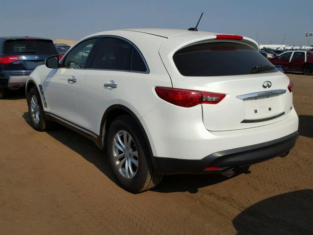 JN8AS1MWXBM731652 - 2011 INFINITI FX35 WHITE photo 3