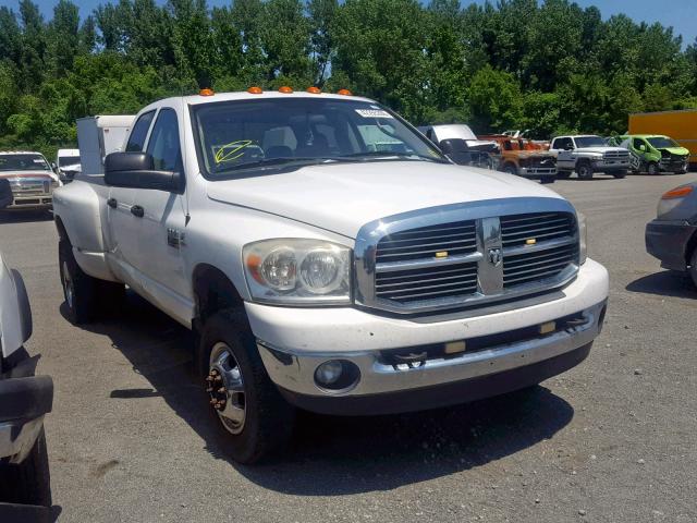 3D7MX48L79G526143 - 2009 DODGE RAM 3500 WHITE photo 1