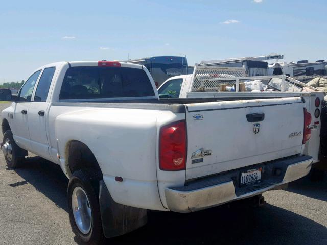 3D7MX48L79G526143 - 2009 DODGE RAM 3500 WHITE photo 3