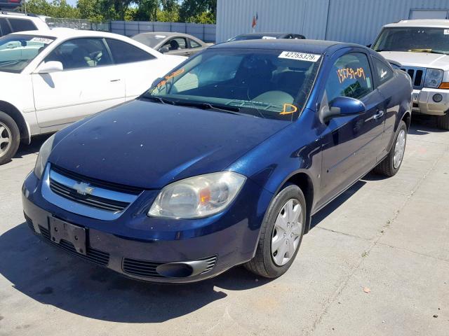 1G1AT18H397143906 - 2009 CHEVROLET COBALT LT BLUE photo 2