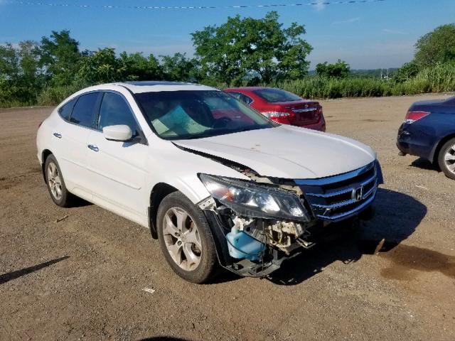 5J6TF2H52AL004665 - 2010 HONDA ACCORD CRO WHITE photo 1