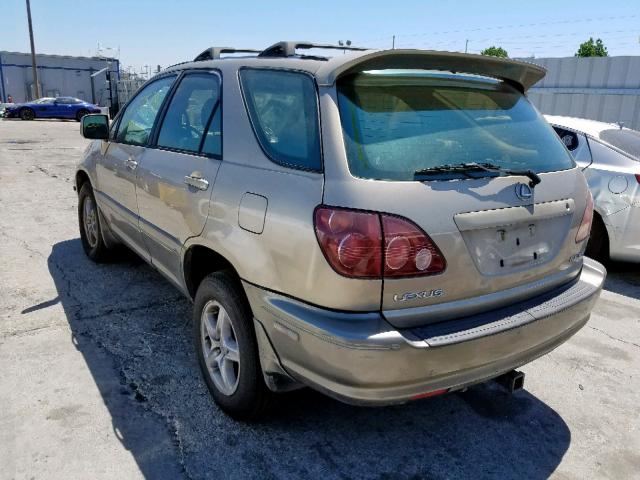 JT6GF10UXY0060473 - 2000 LEXUS RX 300 BEIGE photo 3