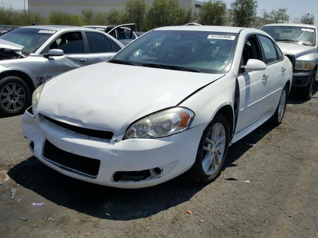 2G1WC5E37D1260738 - 2013 CHEVROLET IMPALA LTZ WHITE photo 2