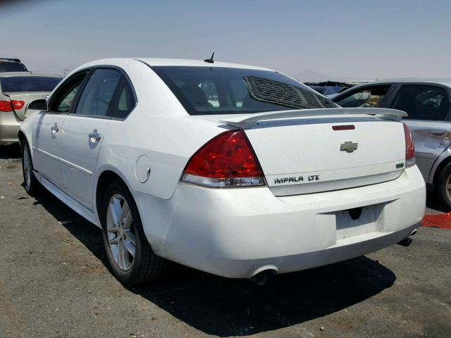 2G1WC5E37D1260738 - 2013 CHEVROLET IMPALA LTZ WHITE photo 3