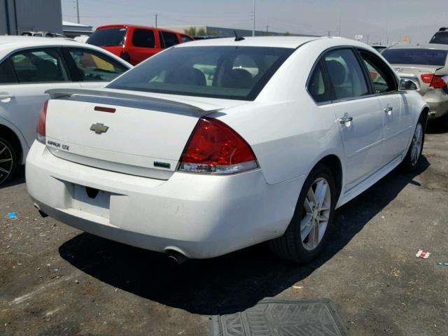 2G1WC5E37D1260738 - 2013 CHEVROLET IMPALA LTZ WHITE photo 4