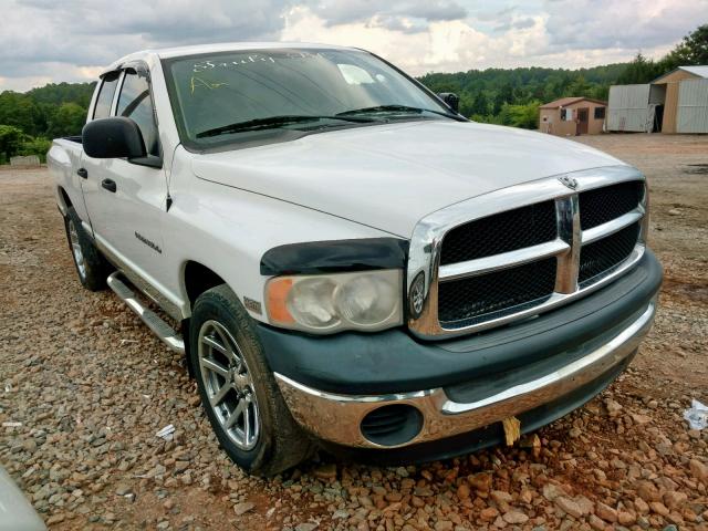 1D7HA18D95J561222 - 2005 DODGE RAM 1500 S WHITE photo 1