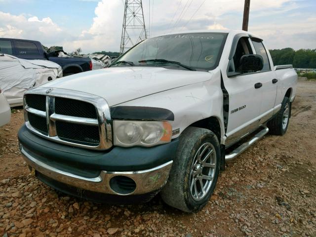 1D7HA18D95J561222 - 2005 DODGE RAM 1500 S WHITE photo 2