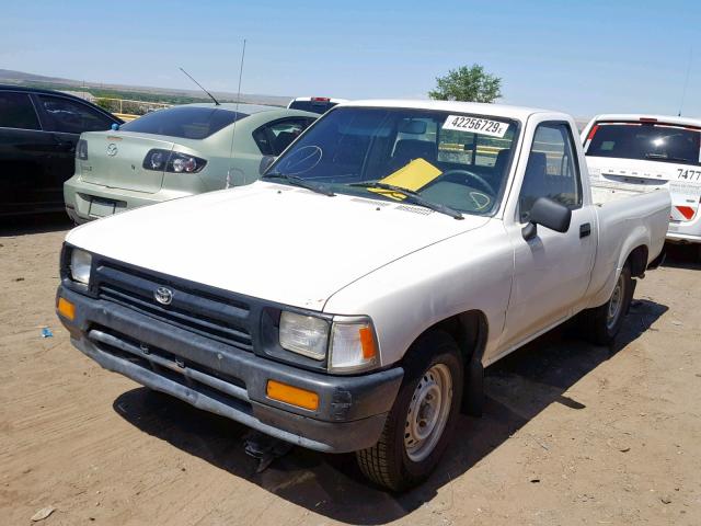 4TARN81A6PZ081876 - 1993 TOYOTA PICKUP 1/2 WHITE photo 2