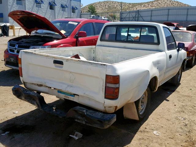 4TARN81A6PZ081876 - 1993 TOYOTA PICKUP 1/2 WHITE photo 4