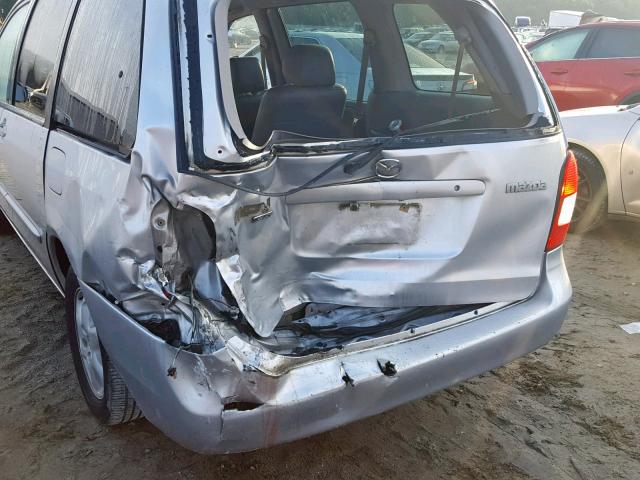 JM3LW28Y210205572 - 2001 MAZDA MPV WAGON SILVER photo 9