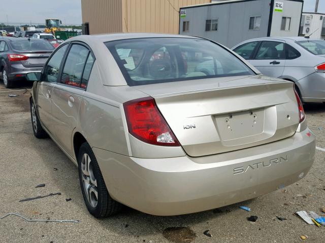 1G8AL52F65Z156521 - 2005 SATURN ION LEVEL BEIGE photo 3