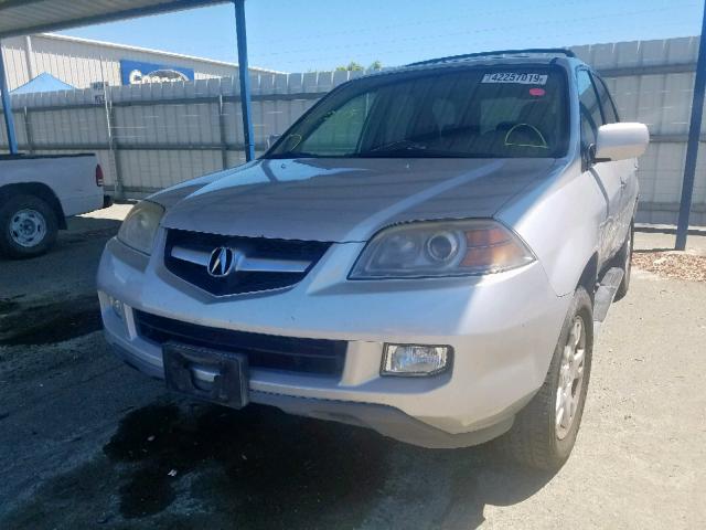 2HNYD18714H529046 - 2004 ACURA MDX TOURIN SILVER photo 2