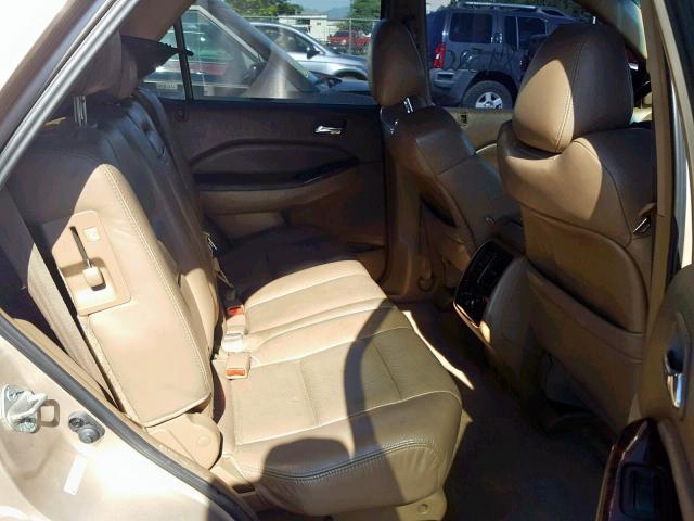 2HNYD18692H500026 - 2002 ACURA MDX TOURIN GOLD photo 6