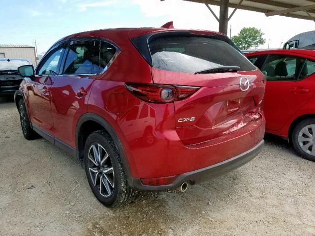 JM3KFADM6J0345259 - 2018 MAZDA CX-5 GRAND RED photo 3