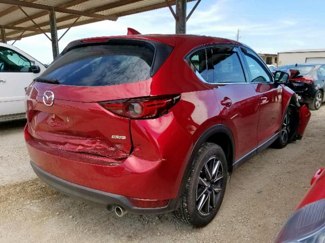 JM3KFADM6J0345259 - 2018 MAZDA CX-5 GRAND RED photo 4