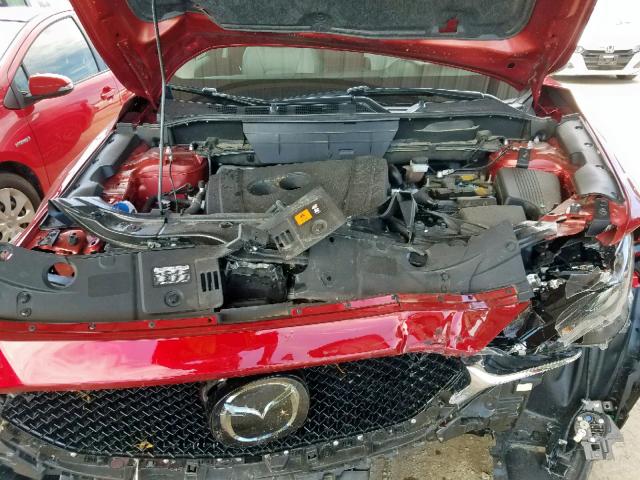 JM3KFADM6J0345259 - 2018 MAZDA CX-5 GRAND RED photo 7