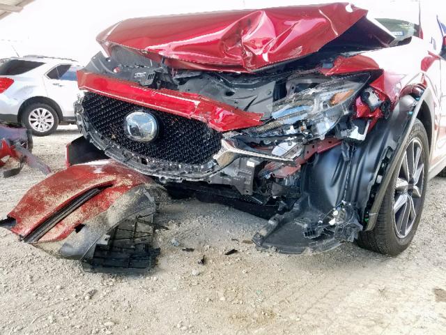 JM3KFADM6J0345259 - 2018 MAZDA CX-5 GRAND RED photo 9