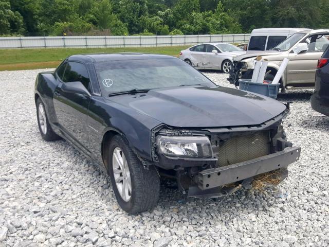 2G1FA1E31E9263927 - 2014 CHEVROLET CAMARO LS GRAY photo 1