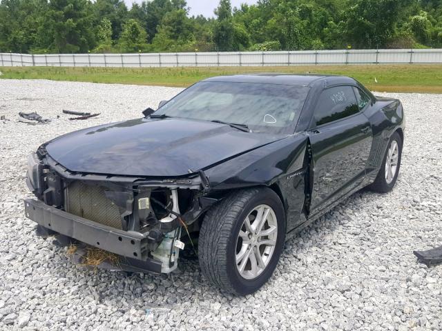 2G1FA1E31E9263927 - 2014 CHEVROLET CAMARO LS GRAY photo 2