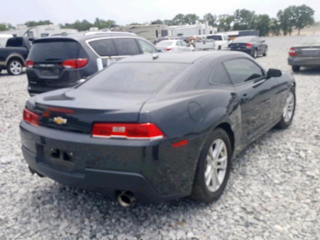 2G1FA1E31E9263927 - 2014 CHEVROLET CAMARO LS GRAY photo 4