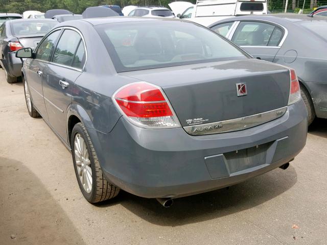 1G8ZV57728F170842 - 2008 SATURN AURA XR GRAY photo 3