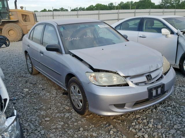 1HGES16344L008907 - 2004 HONDA CIVIC DX V SILVER photo 1