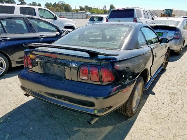 1FAFP42X7WF230461 - 1998 FORD MUSTANG GT BLACK photo 4