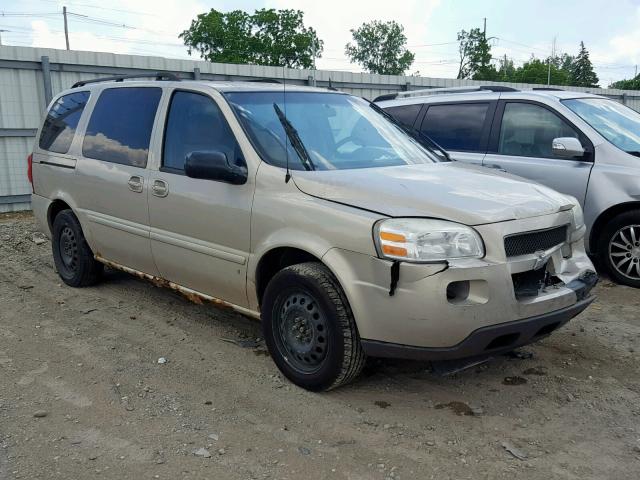 1GNDV331X7D182521 - 2007 CHEVROLET UPLANDER L GOLD photo 1