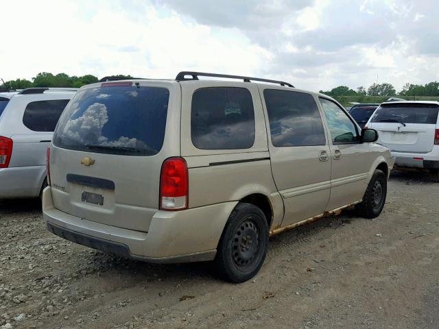 1GNDV331X7D182521 - 2007 CHEVROLET UPLANDER L GOLD photo 4