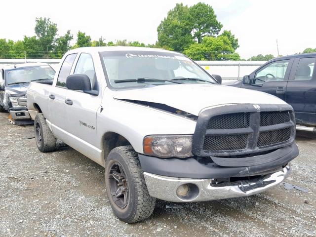 1D7HA18K63J636521 - 2003 DODGE RAM 1500 S SILVER photo 1