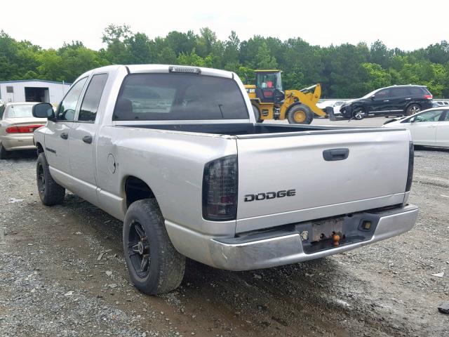 1D7HA18K63J636521 - 2003 DODGE RAM 1500 S SILVER photo 3