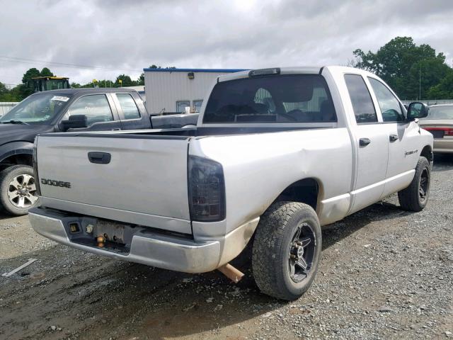 1D7HA18K63J636521 - 2003 DODGE RAM 1500 S SILVER photo 4