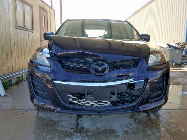 JM3ER2A52B0365808 - 2011 MAZDA CX-7 PURPLE photo 9